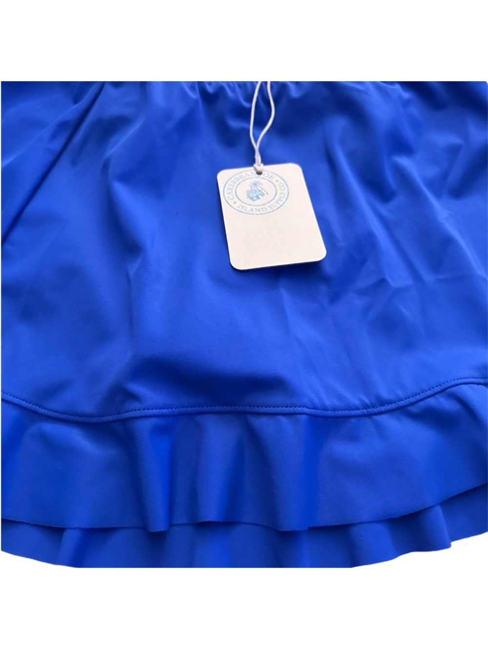 Athletic Swim Skort in Royal Blue - Picture 4 of 5